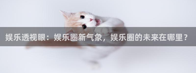 恒盛娱乐3平台登录注册：娱乐透视眼：娱乐圈新气象，娱乐圈的未来在哪里？