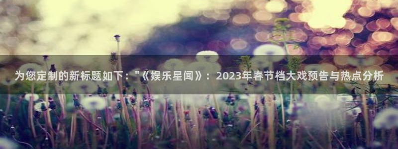 恒盛娱乐体育代理申请流程：为您定制的新标题如下：\